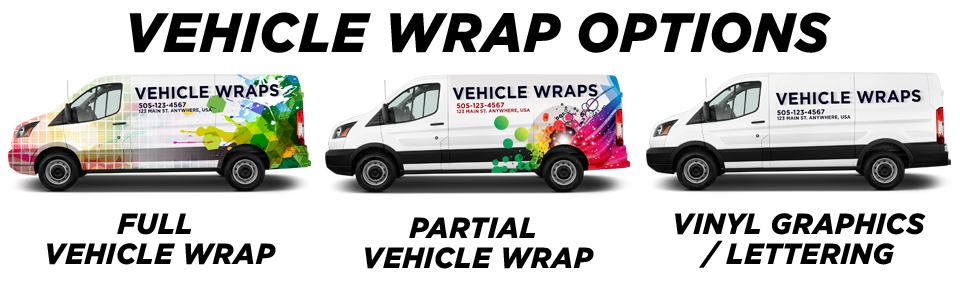 Chesterfield Vehicle Wraps vehicle wrap options
